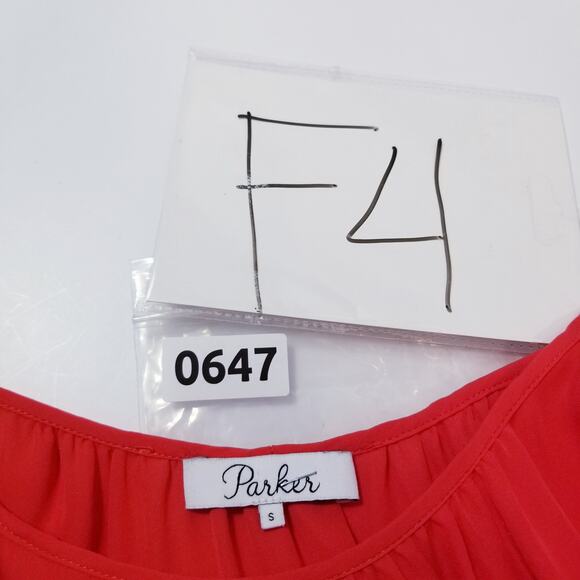 Parker Cold Shoulder Silk Blouse - Picture 9 of 9